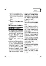 Preview for 17 page of Hitachi SP18VA Handling Instructions Manual