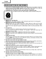 Preview for 6 page of Hitachi SV 13YB Safety And Instruction Manual