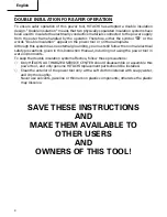 Preview for 8 page of Hitachi SV 13YB Safety And Instruction Manual