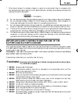 Preview for 5 page of Hitachi UC 14SD Instruction And Safety Manual