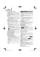 Preview for 10 page of Hitachi UR 18DSL2 Handling Instructions Manual