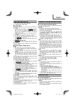 Preview for 11 page of Hitachi UR 18DSL2 Handling Instructions Manual