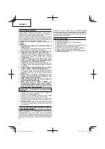 Preview for 14 page of Hitachi UR 18DSL2 Handling Instructions Manual