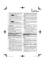 Preview for 25 page of Hitachi UR 18DSL2 Handling Instructions Manual