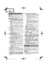 Preview for 34 page of Hitachi UR 18DSL2 Handling Instructions Manual