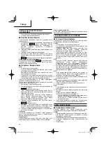 Preview for 50 page of Hitachi UR 18DSL2 Handling Instructions Manual