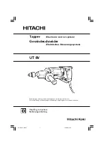 Preview for 1 page of Hitachi UT 8V Handling Instructions Manual