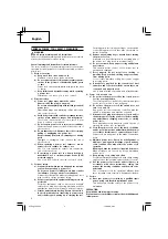 Preview for 4 page of Hitachi UT 8V Handling Instructions Manual