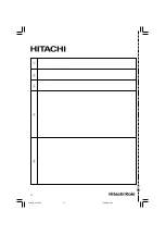 Preview for 16 page of Hitachi UT 8V Handling Instructions Manual