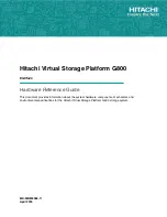 Hitachi Virtual Storage Platform G800 Hardware Reference Manual preview