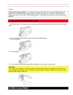 Preview for 8 page of Hitachi VM-6500A - Camcorder Instruction Manual