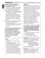 Preview for 2 page of Hitachi VM-E555LE Instruction Manual