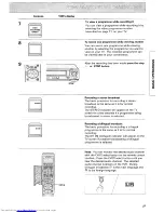 Preview for 27 page of Hitachi VT-F660E Instruction Manual