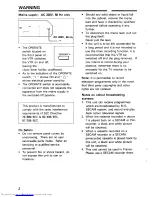 Preview for 2 page of Hitachi VT-M830E Instruction Manual