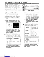 Preview for 12 page of Hitachi VT-M830E Instruction Manual