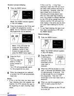 Preview for 24 page of Hitachi VT-M830E Instruction Manual