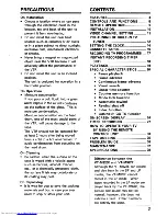 Preview for 3 page of Hitachi VT-M920E Instruction Manual