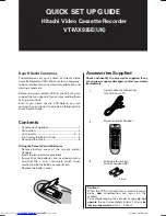 Preview for 71 page of Hitachi VT-MX935E Instruction Manual