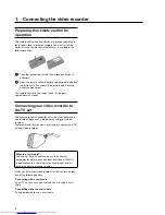 Preview for 7 page of Hitachi VTMX100EUK Operating Instructions Manual