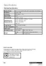 Preview for 54 page of Hitachi VZC40FHD5300 Owner'S Manual