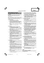 Preview for 43 page of Hitachi WH 18DBAL2 Handling Instructions Manual