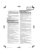 Preview for 85 page of Hitachi WH 18DBAL2 Handling Instructions Manual