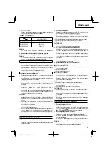 Preview for 97 page of Hitachi WH 18DBAL2 Handling Instructions Manual