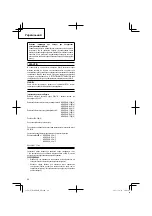 Preview for 100 page of Hitachi WH 18DBAL2 Handling Instructions Manual