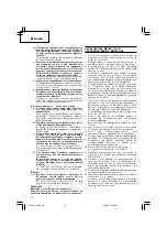 Preview for 20 page of Hitachi WH10DL Handling Instructions Manual