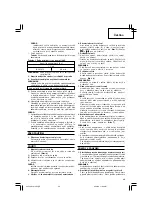 Preview for 41 page of Hitachi WH10DL Handling Instructions Manual