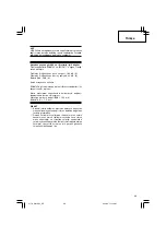 Preview for 49 page of Hitachi WH10DL Handling Instructions Manual