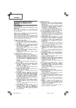 Preview for 50 page of Hitachi WH10DL Handling Instructions Manual