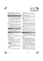 Preview for 59 page of Hitachi WH10DL Handling Instructions Manual