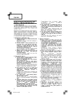 Preview for 62 page of Hitachi WH10DL Handling Instructions Manual