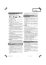 Preview for 61 page of Hitachi WM 10DBL Handling Instructions Manual