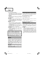 Preview for 62 page of Hitachi WM 10DBL Handling Instructions Manual