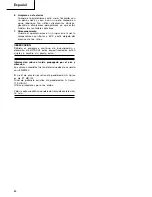 Preview for 70 page of Hitachi WR 12DM User Manual