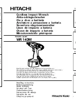 Hitachi WR 14DM Handling Instructions Manual preview