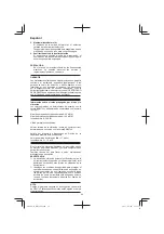 Preview for 24 page of Hitachi WR 16SE Handling Instructions Manual