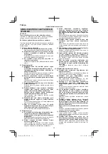 Preview for 58 page of Hitachi WR 16SE Handling Instructions Manual