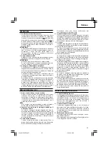 Preview for 33 page of Hitachi WR 18DHL Handling Instructions Manual