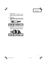 Preview for 37 page of Hitachi WR 18DSHL Safety Instructions And Instruction Manual