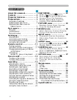 Preview for 2 page of Hitachi X253 - CP XGA LCD Projector User Manual