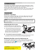 Preview for 3 page of Hitachi X253 - CP XGA LCD Projector User Manual