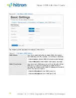 Preview for 78 page of Hitron CODA-4 8 Series User Manual