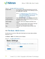 Preview for 79 page of Hitron CODA-4 8 Series User Manual