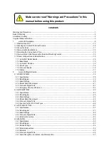 Preview for 4 page of Hivertec motionCAT HCPCI-MNT720M User Manual