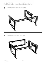 Preview for 3 page of HL Display FreshGrid table Mounting Instruction