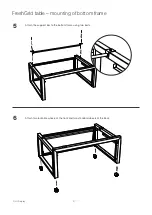 Preview for 4 page of HL Display FreshGrid table Mounting Instruction