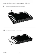 Preview for 6 page of HL Display FreshGrid table Mounting Instruction